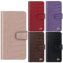 페블 갤럭시와이드6 A136S 와이드6 5G 전용 악어 크로커 프리미엄 거울 지퍼형 가죽 다이어리 휴대폰 케이스