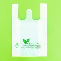 블레스팩 친환경 생분해 비닐쇼핑백 특대 37x60+8 100매, 100장