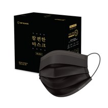 엠피가드 국산원자재 블랙마스크 대형/100매, 100매