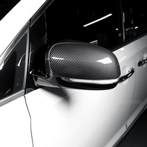 유투카 올뉴 더뉴 카니발 카본 몰딩 사이드 미러 커버 용품 튜닝 2P (리무진 차량 호환가능), 사이드미러 커버2P[유광카본]