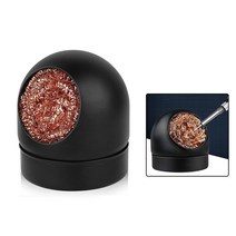 납땜 제거 인두 와이어 용접 납땜 인두 팁 클리너 전기 납땜 인두 스탠드 홀더가있는 스틸 볼 청소|Electric Soldering Irons|, 1개, CN