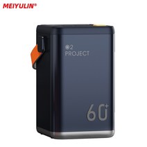캠핑용 차박 인산철 220V 대용량 올인원 파워뱅크 보조 배터리 60000mah 휴대용, pd45w 블랙