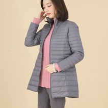 애비뉴투지 엄마옷 찬바람부니 초경량 오리털 여성 봄 가을 간절기 패딩 점퍼 차이나 하프 자켓 J10024