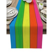 우드슬랩식탁 테이블 인조 나뭇결 빈티지 세이지 그린 웨딩 장식 테이블 러너 커피 주방 식탁 천 홈 파티, 02 HZF04643_09 33 x 122cm