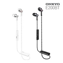온쿄 E200BT 무선 블루투스 이어폰, 블랙