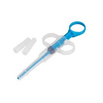 애완 동물 Multifuncation 의학 먹이 장치 곤충 구충제 용품 정제 고양이와 개를위한 일반 주사기 푸시 타입, Blue