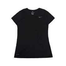 나이키 우먼스 드라이핏 스우시 반팔티셔츠 블랙 NI-WT2