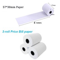 레이저 각인기 마킹기 레이져 소형 조각기 커팅기 열영수증 용지 롤 58mm 너비 미니 열전 사 프린터 용 현, 01 57x30mm
