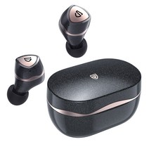 SOUNDPEATS Sonic Pro 무선 블루투스 이어폰 QCC3040 Aptx 적응형 무선 충전 게임 모드, Black