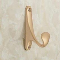 북유럽풍 싱글 후크 옷걸이(골드) 벽행거 소품, 단품, 단품