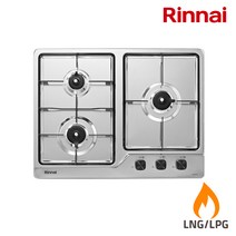 린나이 빌트인 3구 가스레인지 (INBS321DJ) RBR-S3203, LPG, INBS321DJ