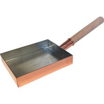 kumiJP 아사쿠사 동은동기점 순동제 계란소 냄비 소(13.5cm 16.5cm) 장인력 40년의 호시노씨가 만드는 계란구이기, One color, One size