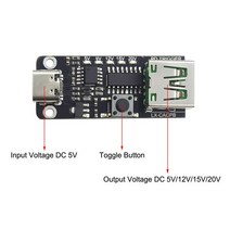 유형 C PD USB 디코이 트리거 보드 PD2.0 3.0 QC 2.0 마더 모듈 전원 공급 장치 전압 테스터 DC 5V 9V 12V 15V 20V, 04 PD3.0 2.0 QC FCP AFC