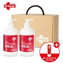 닥터킵 베이직 위생세트 (새니타이저 겔500ml 2개입), 500ml