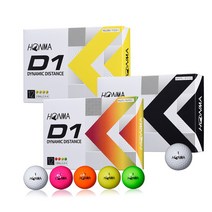 혼마 D1 골프공 2021 model 2피스, 2021_D1_옐로우, 1개, 선택완료