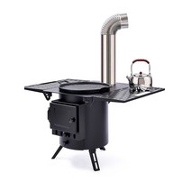 거꾸로난로 스토브 불멍 장작 가열로 펠릿 캠핑, 표준판