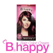 세화 비해피 컬러 크림 21가지 색상선택/염색약, 5R 루비레드, 1개