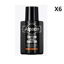 Alpecin 알페신 헤어 토닉 카페인 헤어 부스터, 6개, 200ml