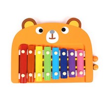 돌아기 나무 곰돌이 실로폰 악기장난감 돌아기장난감 12개월 18개월 아기선물 1살 7개월