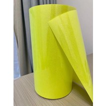 평판프레스 열전사2rolls (10 "x 12")25cm x 30cm 반짝이 열전달 비닐 열 프레스 커팅 플로터 HT, 14 Fluorescent Yellow