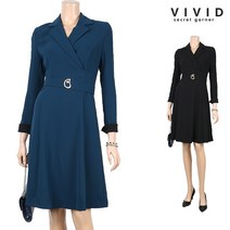VIVID SG VIVID SG 랩카라 벨티드 원피스 r