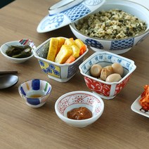 예쁜 일본 감성 가정식 아기자기한 스타일 신혼 혼밥 찬기 종지 접시 그릇 모음 25종, 네모, 센