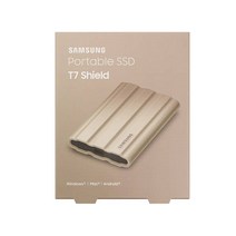 삼성전자 포터블 외장SSD T7 Shield 베이지 1TB USB 3.2 Gen.2 MU-PE1T0