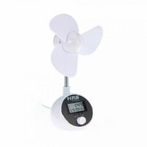 USB 선풍기(날짜/시계/온도계) 풍량 조절/ 방향 조절/ ON/OFF 스위치/스폰지 FAN/ 타이머 U2182, riche 본상품선택