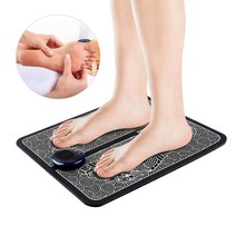 USB 충전 EMS 발 마사지 패드 혈액 순환 개선 지능형 펄스 침술 통증 완화 건강 관리 1 개, 한개옵션0