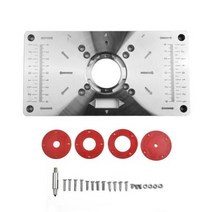 Makita RT0700C 트리머 목공 기계 벤치 알루미늄 라우터 테이블 인서트 플레이트 밀링 커터 도구 부품, CHINA, set, set