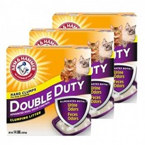 암앤해머 최상급 고양이모래 캣 반려묘 집사 완소템 탈취제 악취제거 6.35kg 3묶음, 슈퍼스쿱 언센티드(무향)