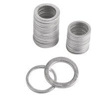 고무와셔 오링 실리콘 구리 스텐 20pcs m6-m26 알루미늄 와셔 가스켓 플랫 금속 와셔 가스켓 플러그 오일 씰링 링 가스켓 패스너 10x14x1mm, 8x12x1mm, 02 8x12x1mm