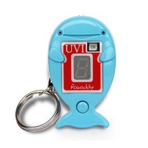 [디어제스트]_주머니 속의 작은 디지털 자외선 측정기 UV-100 기기 차단기 공구★★★★★, ▦▦▦선택→핑크