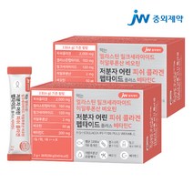 JW중외제약 먹는 엘라스틴 밀크세라마이드 히알루론산 비오틴 저분자 어린 피쉬 콜라겐 펩타이드 플러스 비타민, 60g, 2박스