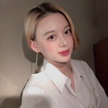 쥬얼포레 실버볼 비즈 드롭 귀걸이 귀찌 귀안뚫는귀걸이