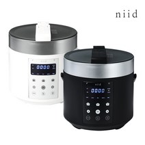 니드 3인용 미니 소형 전기 압력 밥솥 NIID5 멀티쿠커, 블랙