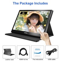 13인치 휴대용 모니터 PS4 xbox 호환 고화질 보조화면 서브, 2K touch