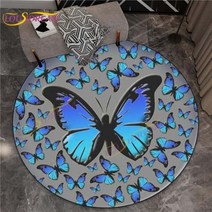 원형 멍석 만다라 러그 북유럽 타로 Tree of Life 라운드 카펫 Yggdrasil 파스텔 골드 프린트 거실 침실 의자 셀틱 매듭 생명의 나무 매트, 60cm, 11