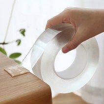 더일상마켓 초강력 매직 양면 투명 테이프, 2m, 2mm