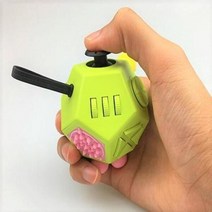아트박스/갓샵 정12면체 스트레스해소 피젯큐브 2세대 키덜트 장난감, 블랙