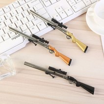 인싸템 총모양펜 밀리터리펜 저격볼펜 고등학생볼펜 중학생볼펜, 색상랜덤 1P