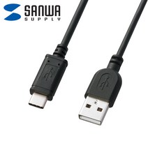 SANWA KU CA15K USB2.0 CM AM 케이블 1.5m, 단일상품(FZO6691)