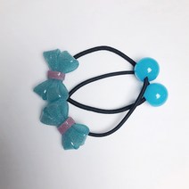 베베까꿍 유아헤어링 여아방울 어린이 초등학생 주니어 리본 글리터 예쁜방울 헤어링