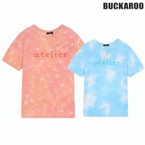 버커루 버커루 여성 30수 싱글 타이다잉 아트웍 반팔 티셔츠()_A B222TS600P