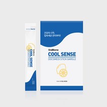 닥스메디 쿨센스 스틱가글 10ml 30개입 휴대용 일회용 레몬향 편도염 구강청결제 무알콜 가그린 천연 임플란트 잇몸 입냄새 구취 제거, 300ml, 1박스