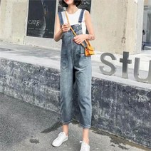 DW company DW company 여성 데일리 캐주얼 멜빵바지 데님 점프슈트 (8563696)