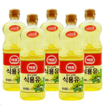 핫딜 해표 식용유 900ml x 5개 / 콩기름0.9L, 해표 식용유 900ml x 5개 콩기름0.9L