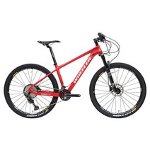 휠러 이글2.0 시마노XT 고급 카본MTB자전거, 레드, 완조립, 17.5인치