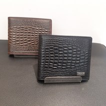 니꼴밀러 NICOLEMILLER (NC평택점) 고급스런 악어무늬 천연소가죽 남성 반지갑 국내산