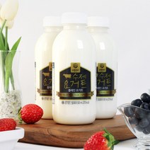 강훈목장 수제요거트 500ML(옵션에서 맛선택 필수), 딸기 500ml 6개